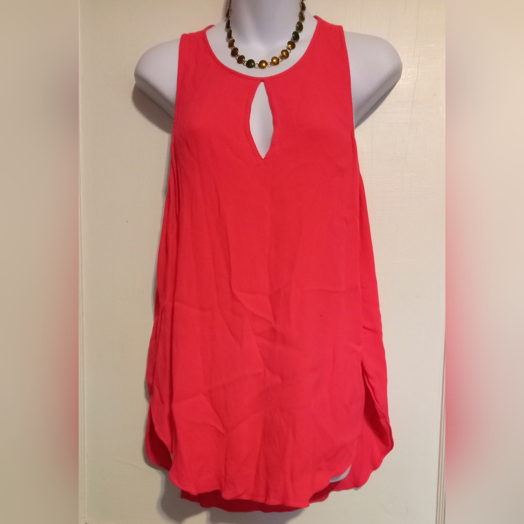 3.1 Phillip Lim Coral Sleeveless Blouse